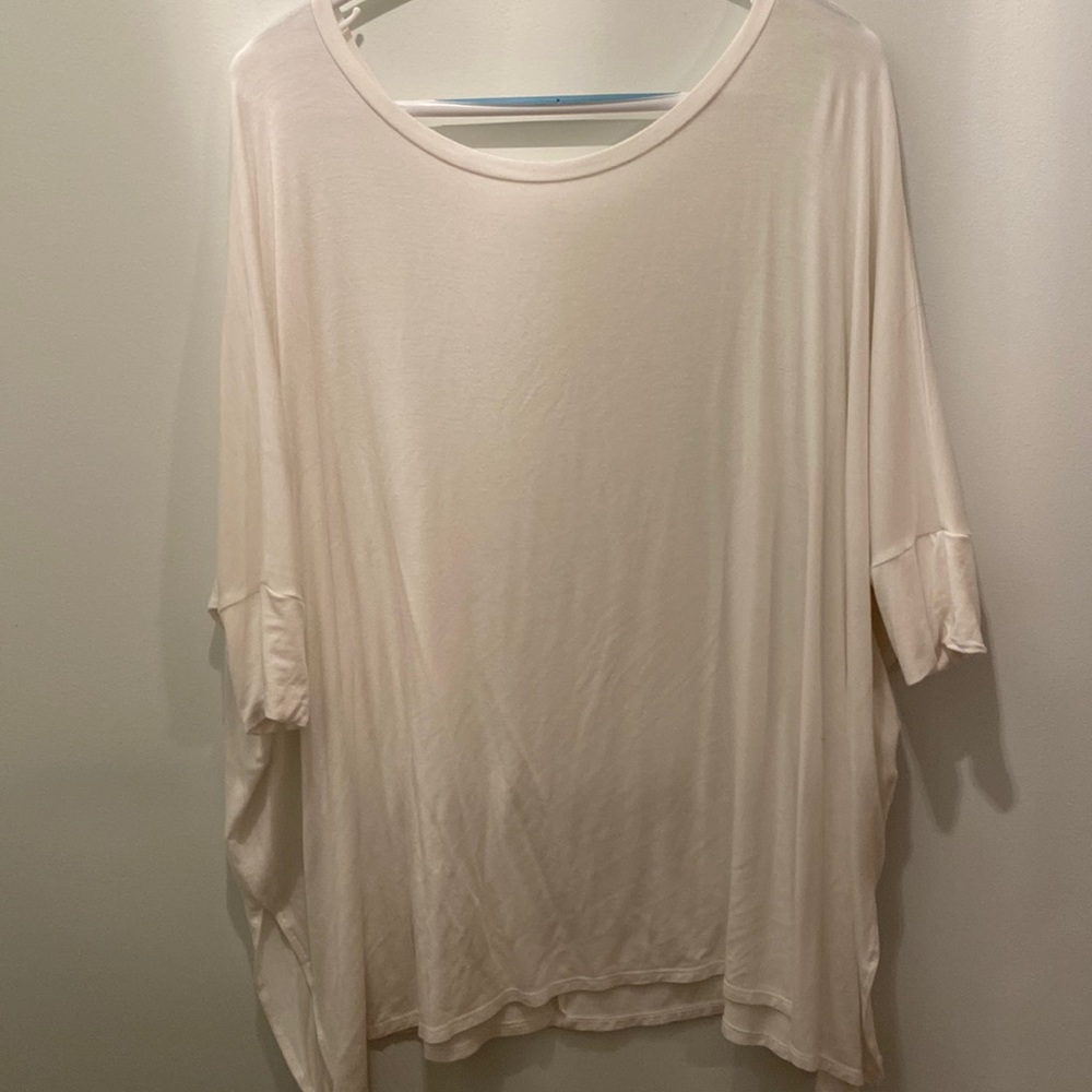 Thin white shirt